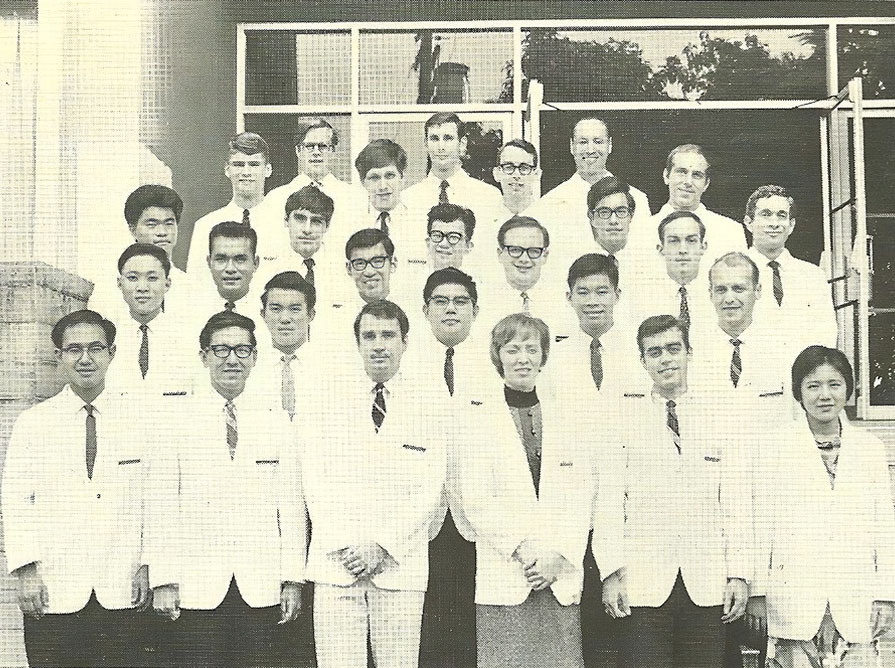 class photo of 1967