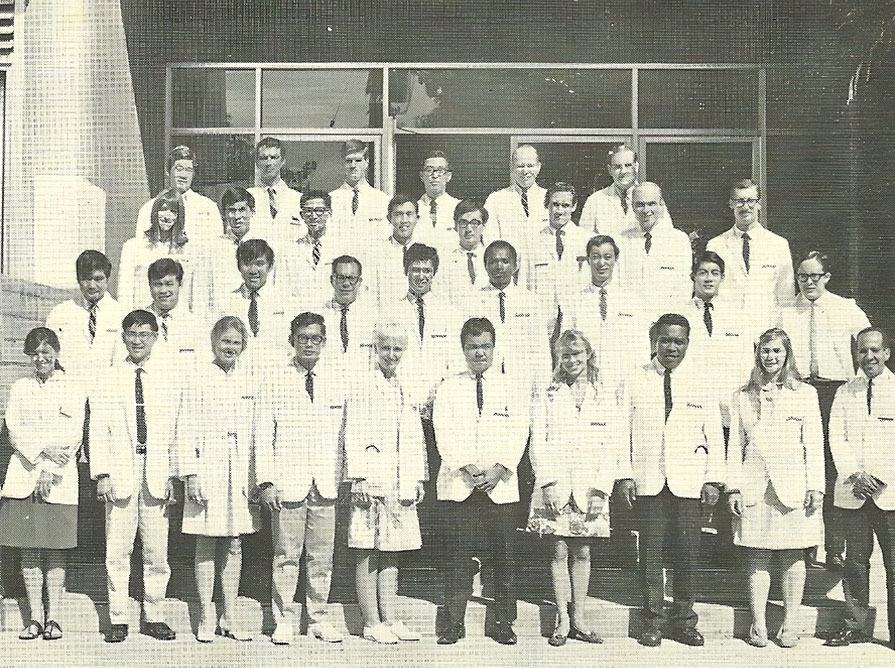 class photo of 1968