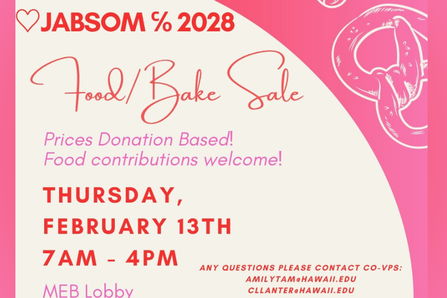 february 2025 bake sale class of 2028 