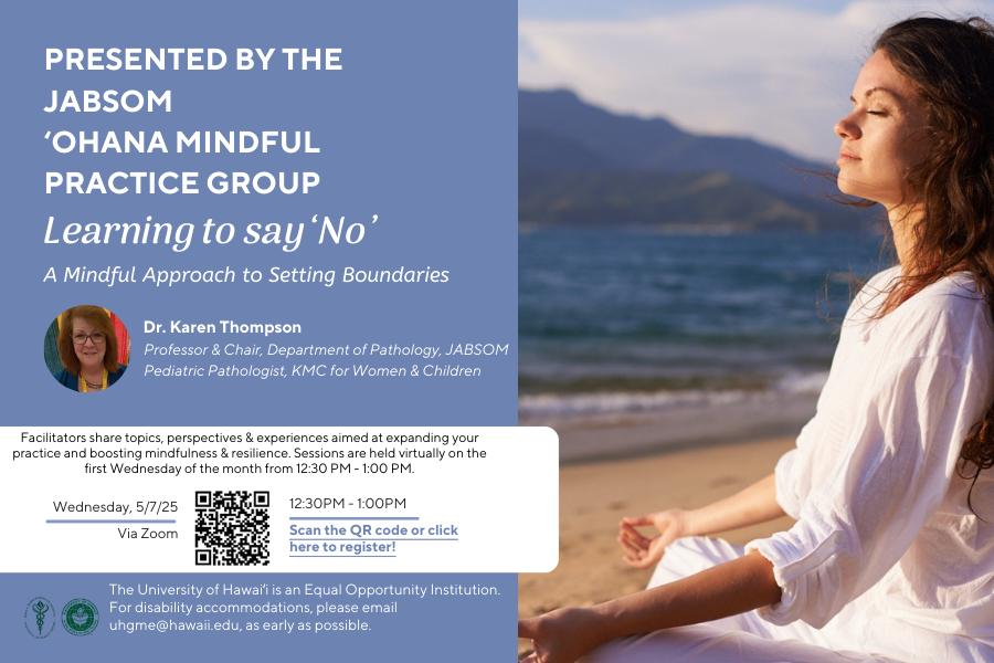 Mindful Practice May 2025 flyer