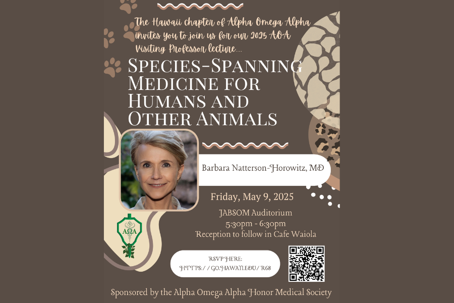 AOA Visiting Professor flyer