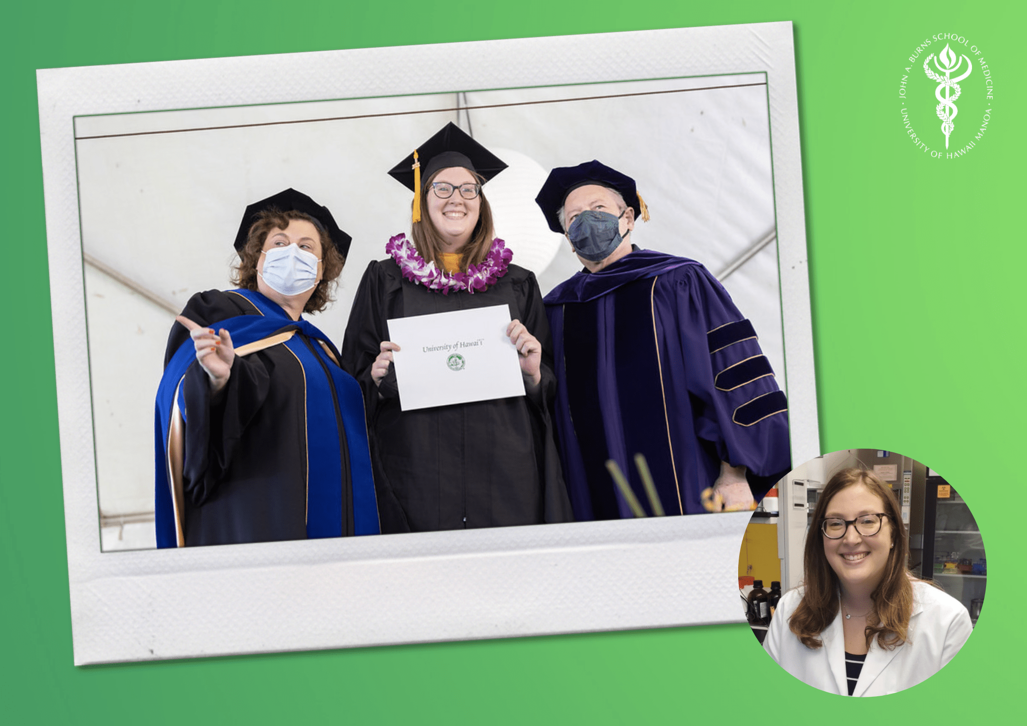 Rachel Sachs at her graduation.