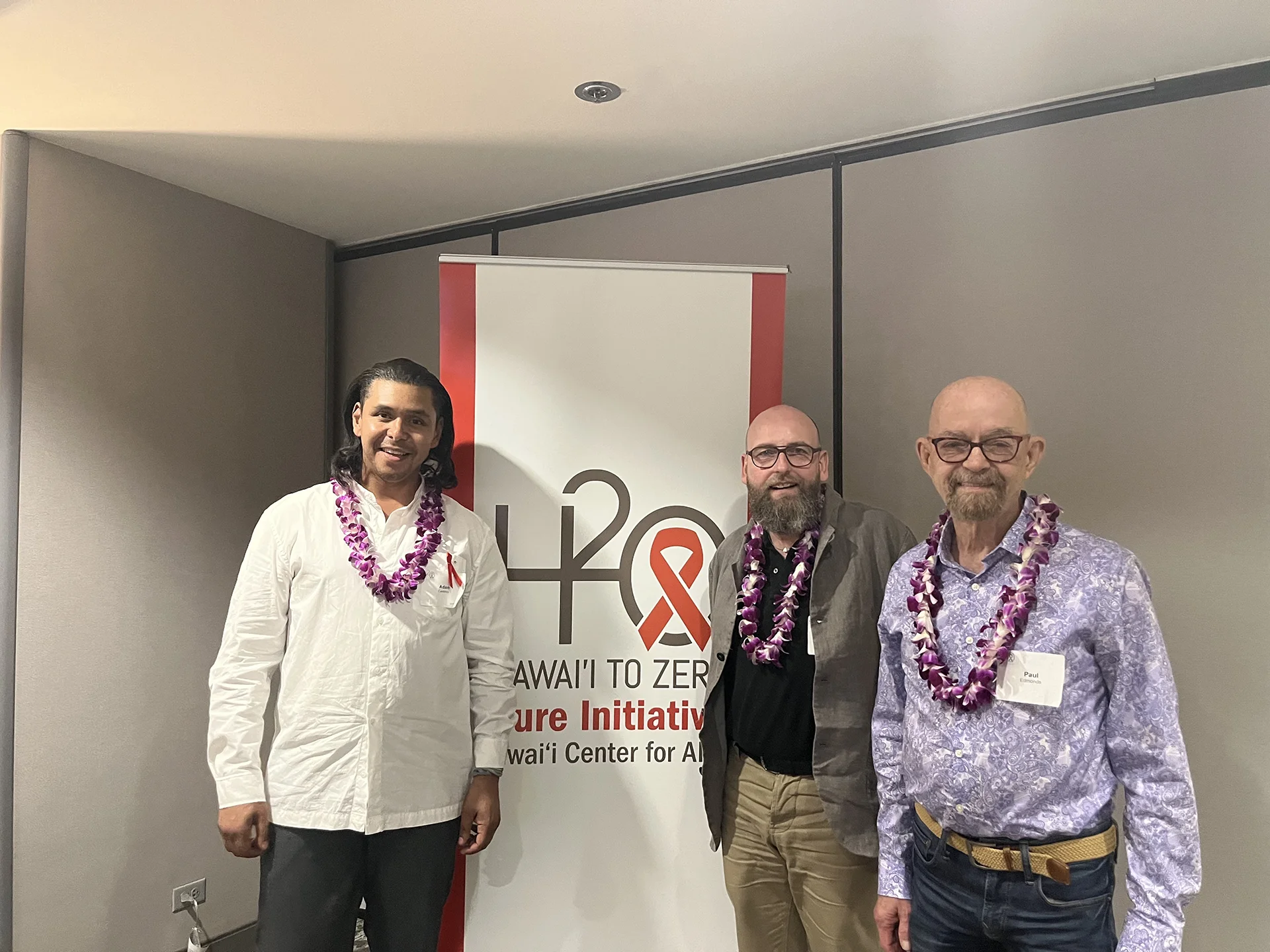 Three of the six individuals cured of HIV